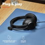 Trust Ayda Max Auriculares USB con Micrófono ENC Negro