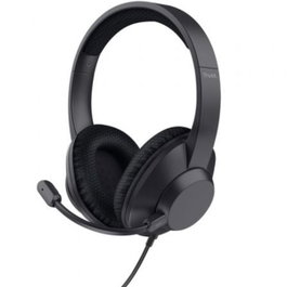 Trust Ayda Max Auriculares USB con Micrófono ENC Negro