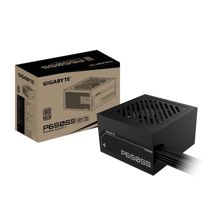 Gigabyte Fuente de Alimentación GP-P650SS 650W 80 Plus Silver, ATX 12V v3.0, PCIe 6+2 Pin, Cable Plano, PFC Activo, 100-240V (GP-P650SS 650 W) Gigabyte Fuente de Alimentación GP-P650SS 650W 80 Plus Silver, ATX 12V v3.0, PCIe 6+2 Pin, Cable Plano, PFC Activo, 100-240V (GP-P650SS 650 W)
