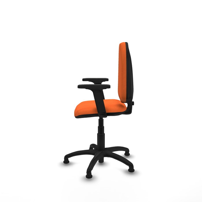 PIQUERAS Y CRESPO Silla de oficina Aýna Naranja con Brazos 2D PIQUERAS Y CRESPO Silla de oficina Aýna Naranja con Brazos 2D