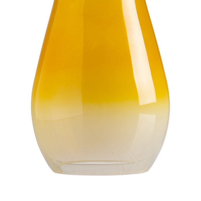 Figura Seta Amarillo Cristal Decoración 17 X 17 X 30 cm (Set de 2)