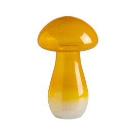 Figura Seta Amarillo Cristal Decoración 17 X 17 X 30 cm (Set de 2)