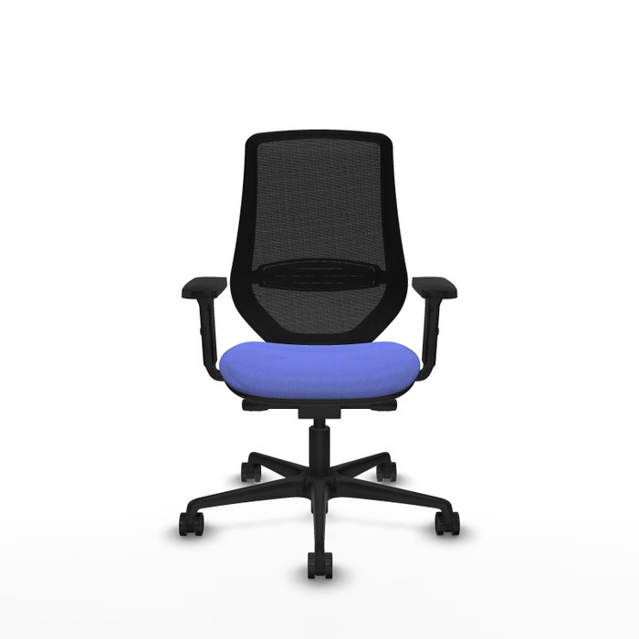 PIQUERAS Y CRESPO Silla de oficina Mardos con mecanismo Sincro/Traslack, Azul claro/Negro PIQUERAS Y CRESPO Silla de oficina Mardos con mecanismo Sincro/Traslack, Azul claro/Negro