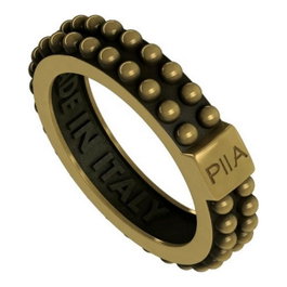 Panarea Anillo AS354RU2 de Plata para Mujer en Color Marrón T14