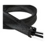 LogiLink Fundas para cables negro 2m 50mm