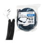 LogiLink Fundas para cables negro 2m 50mm