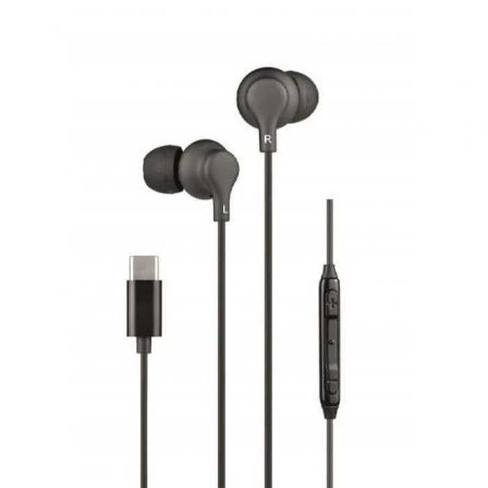 Daewoo DW2015 Auriculares In-ear con USB Tipo-C Negro
