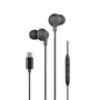 Daewoo Auricular In-Ear con Microfono, Cable USB Tipo C Negro, Control de Volumen, Compatible con iOS y Android