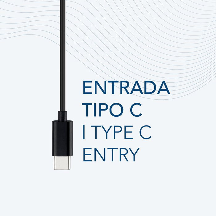 Daewoo DW2015 Auriculares in-ear con Micrófono USB Tipo-C Negro