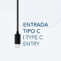 Daewoo DW2015 Auriculares in-ear con Micrófono USB Tipo-C Negro