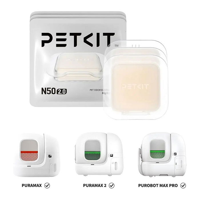 Petkit Recambio Desodorante N50 para PURA MAX, PURA MAX 2, PUROBOT MAX Pro - Pack de 3 unidades Petkit Recambio Desodorante N50 para PURA MAX, PURA MAX 2, PUROBOT MAX Pro - Pack de 3 unidades