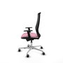 PIQUERAS Y CRESPO Silla de oficina Mardos Rosa y Negro