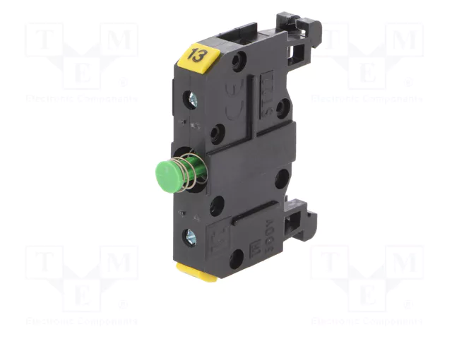 SPAMEL ST22 Bloques de Contactos NA 22mm para Raíl DIN