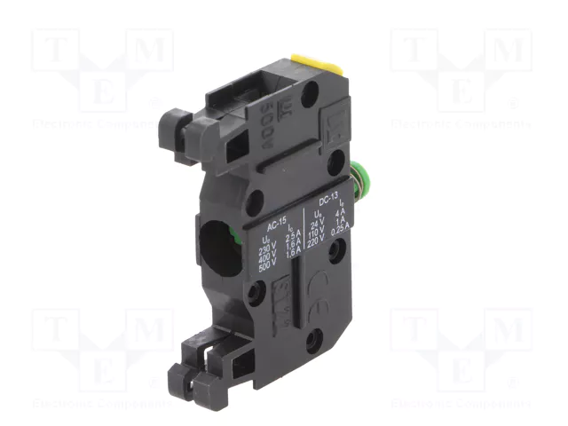 SPAMEL ST22 Bloques de Contactos NA 22mm para Raíl DIN