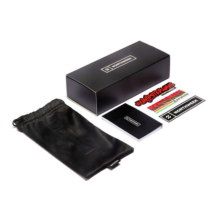 Northweek BOLD Polarizadas Gafas Sol Adultos Negro Nylon 140mm 135mm 58mm