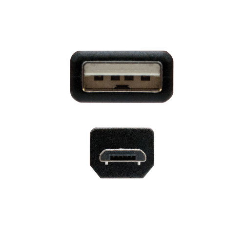 Nanocable Cable USB 2.0 de 3 m, USB A a Micro-USB B, Negro Nanocable Cable USB 2.0 de 3 m, USB A a Micro-USB B, Negro