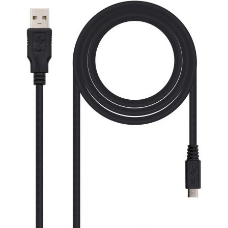 Nano Cable 10.01.0503 Cable USB Macho - MicroUSB Macho 3m Negro