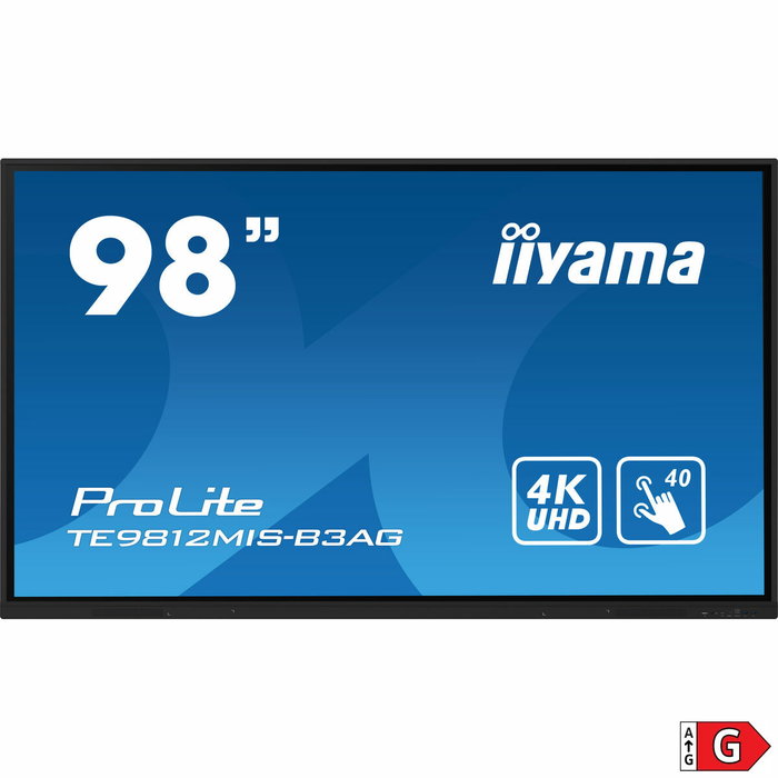 Iiyama ProLite TE9812MIS-B3AG Monitor Interactivo Táctil 98 Pulgadas 4K UHD