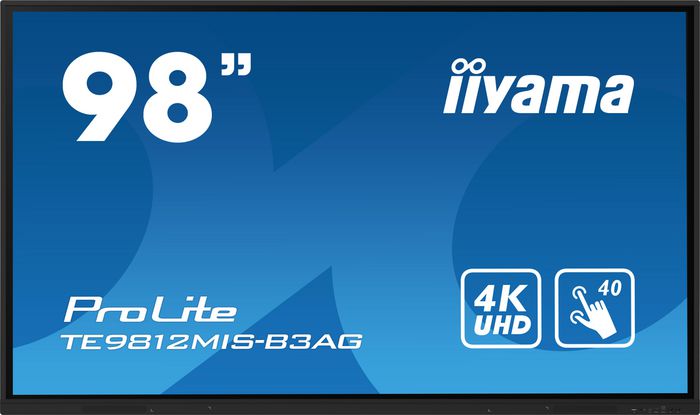 Iiyama ProLite TE9812MIS-B3AG Monitor Interactivo Táctil 98 Pulgadas 4K UHD Iiyama ProLite TE9812MIS-B3AG Monitor Interactivo Táctil 98 Pulgadas 4K UHD
