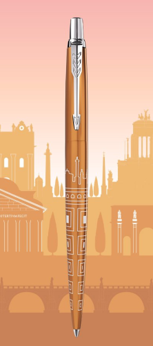 PARKER Bolígrafo Jotter Global Icons Roma Marrón Satinado PARKER Bolígrafo Jotter Global Icons Roma Marrón Satinado