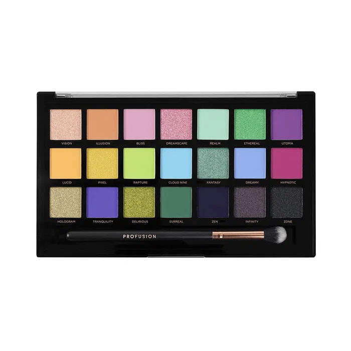 Profusion Cosmetics Dreamy Paleta de sombras de ojos, 21 tonos Profusion Cosmetics Dreamy Paleta de sombras de ojos, 21 tonos