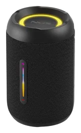 NGS ROLLER FURIA 2 TINY Altavoz Portátil Bluetooth 10W, IPX7 Impermeable, Luces RGB, USB-C, 7h Batería, Negro
