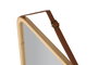 DKD Home Decor Espejo de Bambú y Cristal Natural 35x45 cm