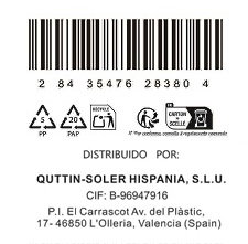 Inde Set 4 Cuchillos de Cocina Filo 10.5 cm (12 Cajas)