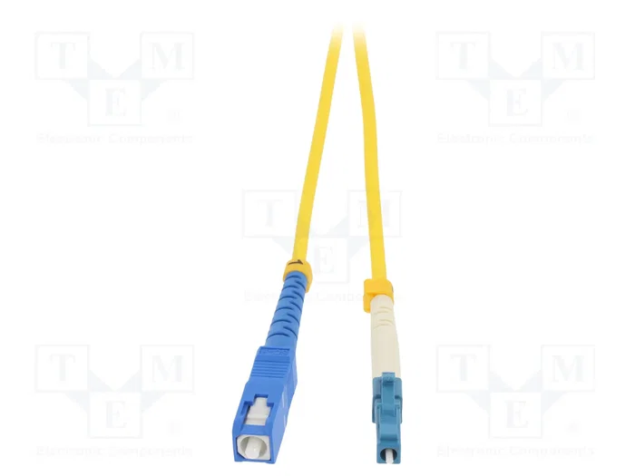 QOLTEC Cable de conexión de fibra óptica LC/UPC a SC/UPC, 3m, 9/125µm