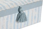 DKD Home Decor Joyero Mediterraneo Azul Blanco 23 x 17 x 9 cm
