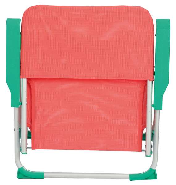 JugaToys Silla de playa de aluminio coral con asas