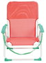 JugaToys Silla de playa de aluminio coral con asas