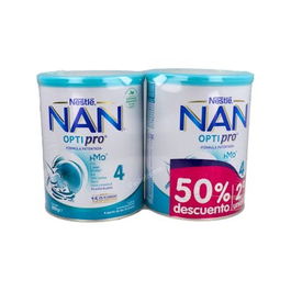 NAN Optipro 4 Duplo Leche Infantil 800Gr