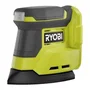 Ryobi Lijadora Triangular ONE+ 18V RPS18-0 con 3 Abrasivos, Ø Oscilación 1,8mm, Disco 100x140mm, 22.000 osc/min