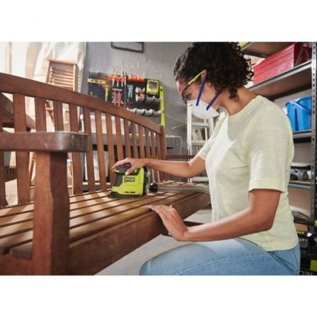 Ryobi RPS18-0 Lijadora Triangular ONE+ 18V Sin Batería ni Cargador Incluye 6 Lijas