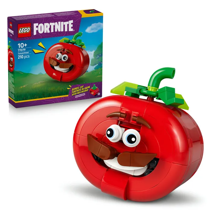 LEGO Fortnite 77079 Sr. Tomate, Juguete Interactivo para Mayores de 10 Años, Decoración para Videojuegos LEGO Fortnite 77079 Sr. Tomate, Juguete Interactivo para Mayores de 10 Años, Decoración para Videojuegos
