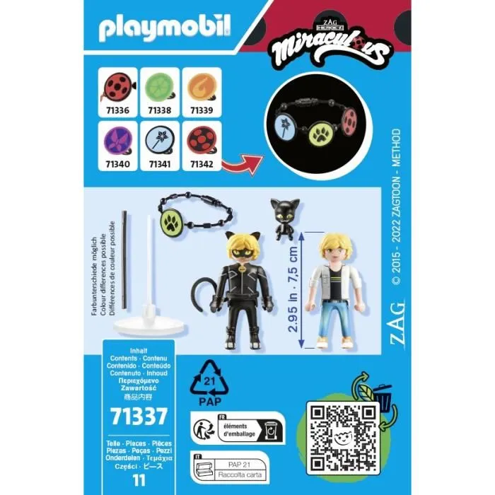Playmobil 71337 Milagrosos: Adrien y Cat Noir Playmobil 71337 Milagrosos: Adrien y Cat Noir