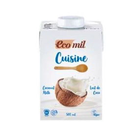 Ecomil Crema de Coco Cocina Bio Vegana Sin Gluten 500ml