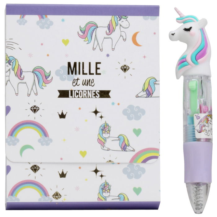 CMP General Bloc Notas Con Bolígrafo Unicor cmP General Licorne Lila 75 Páginas Decoradas CMP General Bloc Notas Con Bolígrafo Unicor cmP General Licorne Lila 75 Páginas Decoradas