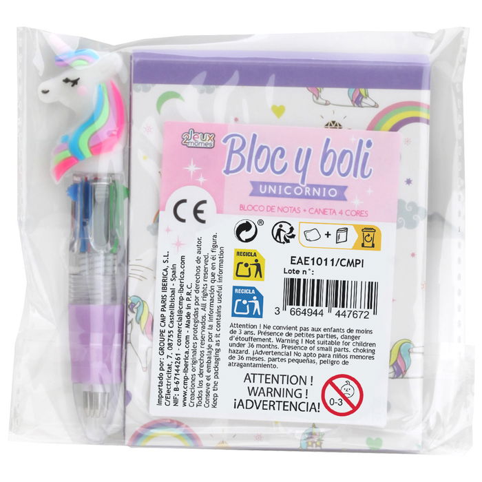 CMP General Bloc Notas Con Bolígrafo Unicor cmP General Licorne Lila 75 Páginas Decoradas CMP General Bloc Notas Con Bolígrafo Unicor cmP General Licorne Lila 75 Páginas Decoradas