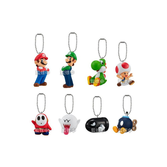 Super Mario Bros Mascot Charm Col Super Mario Bros Mascot Charm Col