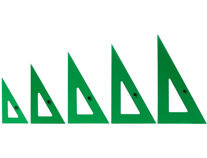 Liderpapel Escuadra Acrílico Verde 16 cm