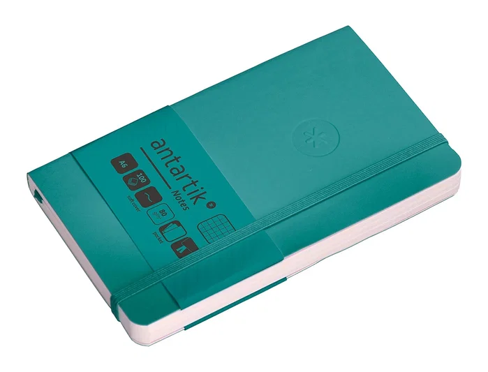 Antartik Cuaderno Antartik Notes A6 Verde Aguamarina Cuadriculado
