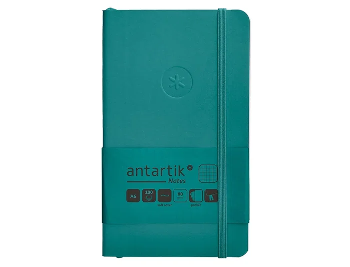 Antartik Cuaderno Antartik Notes A6 Verde Aguamarina Cuadriculado