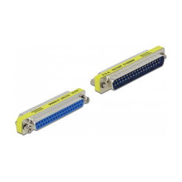 DeLOCK Adaptador D-Sub 37 pines macho a hembra 65110 Plata