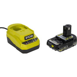 Ryobi Kit de inicio de batería ONE+ RC18120A-120C 18 V con batería de 2,0 Ah y cargador