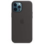 Apple Funda de Silicona con MagSafe para iPhone 12 Pro Max Black
