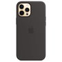Apple Funda de Silicona con MagSafe para iPhone 12 Pro Max Black