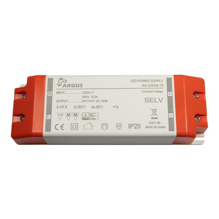 Inter-Tech LED Trafo LED24-75 75W 24V 3100mA IP20 Inter-Tech LED Trafo LED24-75 75W 24V 3100mA IP20