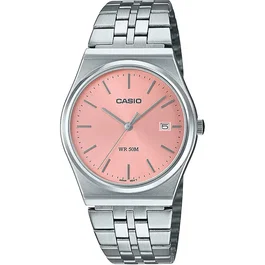 Casio MTP-B145D Reloj Hombre Rosa Analógico Cuarzo